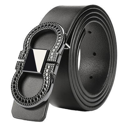 金利缘男陶瓷扣皮带防过敏