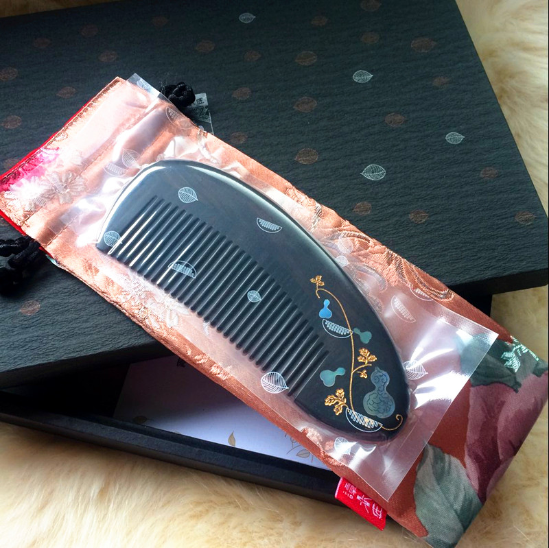 礼盒天然情人节礼物镶贝梳新品