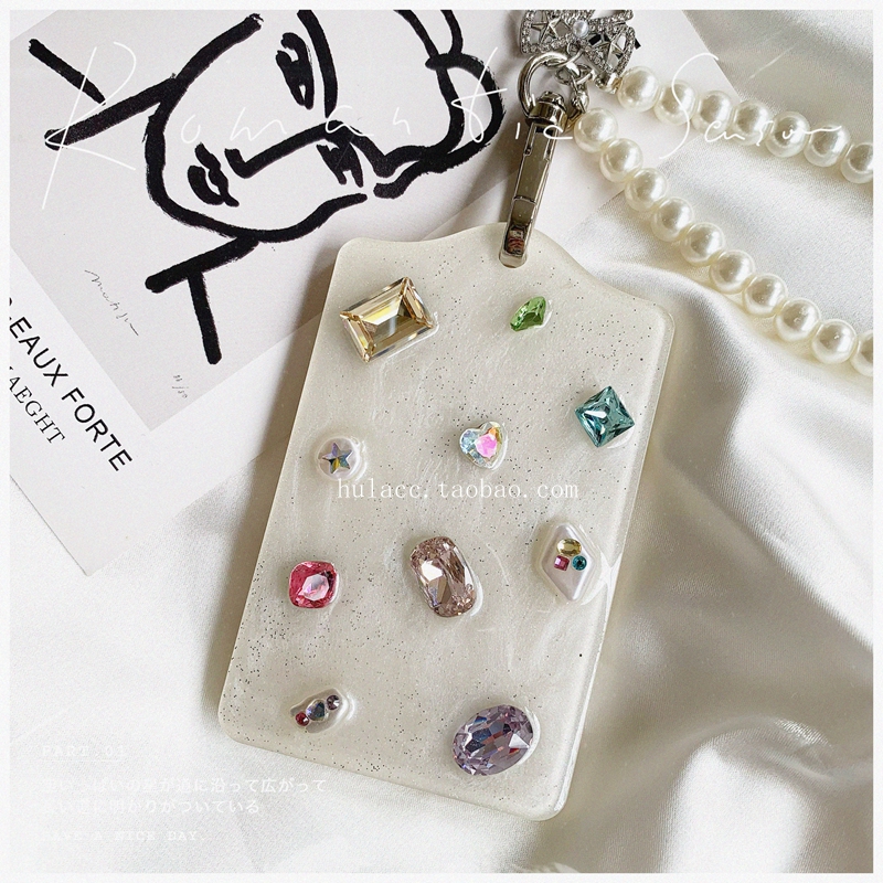 hulacc原创卡套手工水钻