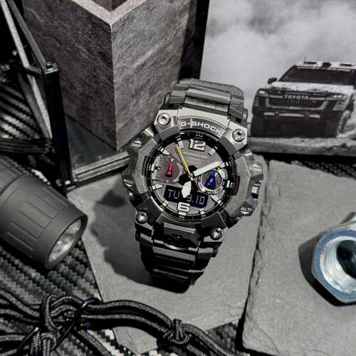 卡西欧大泥王三代救援色GWG-B1000EC-1A蓝牙电波防震防泥防水手表