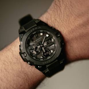 B100蓝牙太阳能手表男GST BB一博款 B400 卡西欧钢铁之心GST