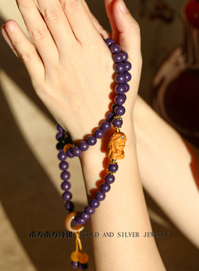 非遗古法手工中药合香手串