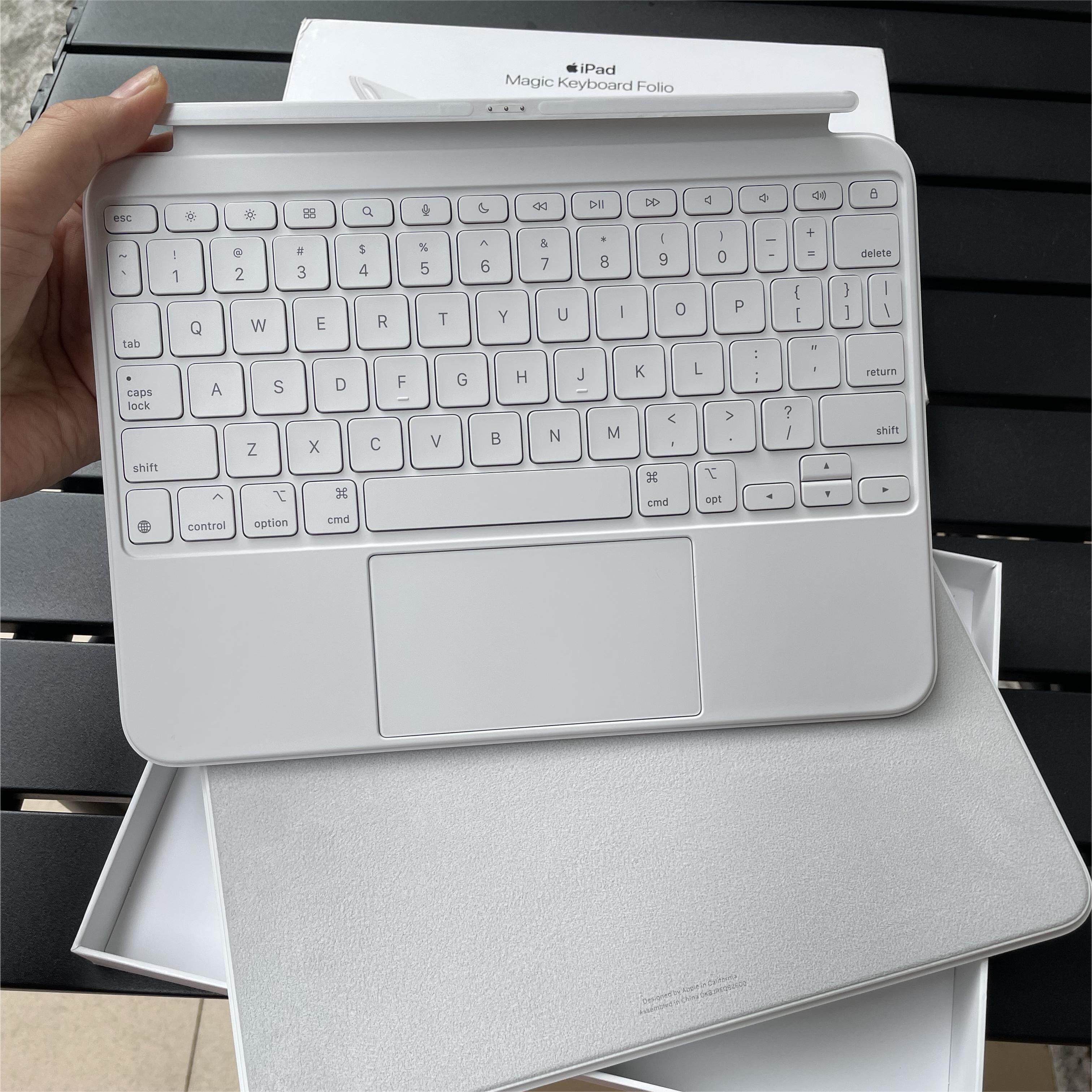 适用于苹果ipad10代妙控双面夹键盘美版 新款ipad10原装妙控键