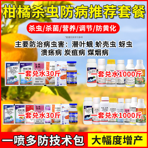 柑橘专用药加强版杀虫营养套餐