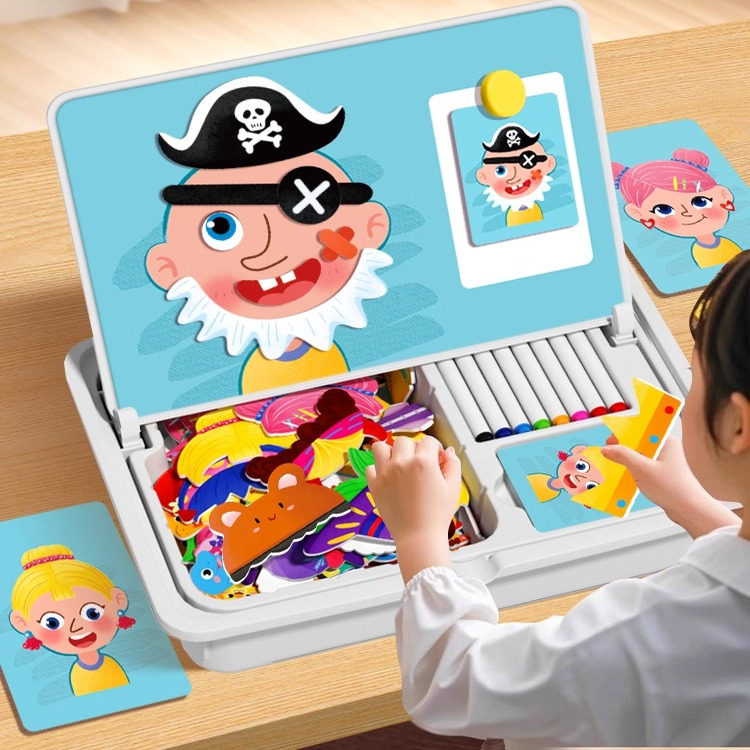 磁力拼图3到6岁益智儿童积木拼装磁性宝宝玩具2男孩4女童智力早教,玩具/童车/益智/积木/模型,拼图/拼板,淘宝优惠券,粉丝福利购,淘宝优惠卷