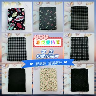 儿童棉裤片半成品男童女童加厚松紧带卡通网红裤方格子棉裤皮手工