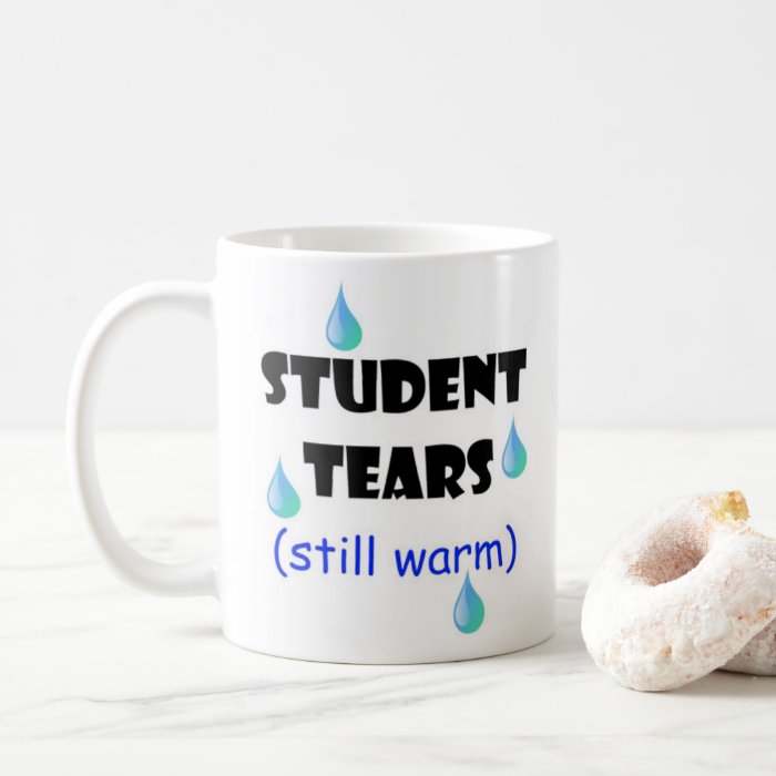 [BLUE]ins学生趣味简约文具陶瓷马克杯student tears still warm