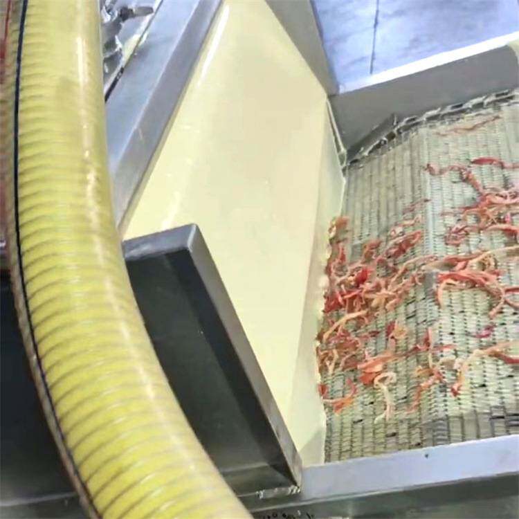 鱿鱼丝上浆油炸线 炸鱿鱼丝设备 小零食鱿鱼丝加工配套设备厂家