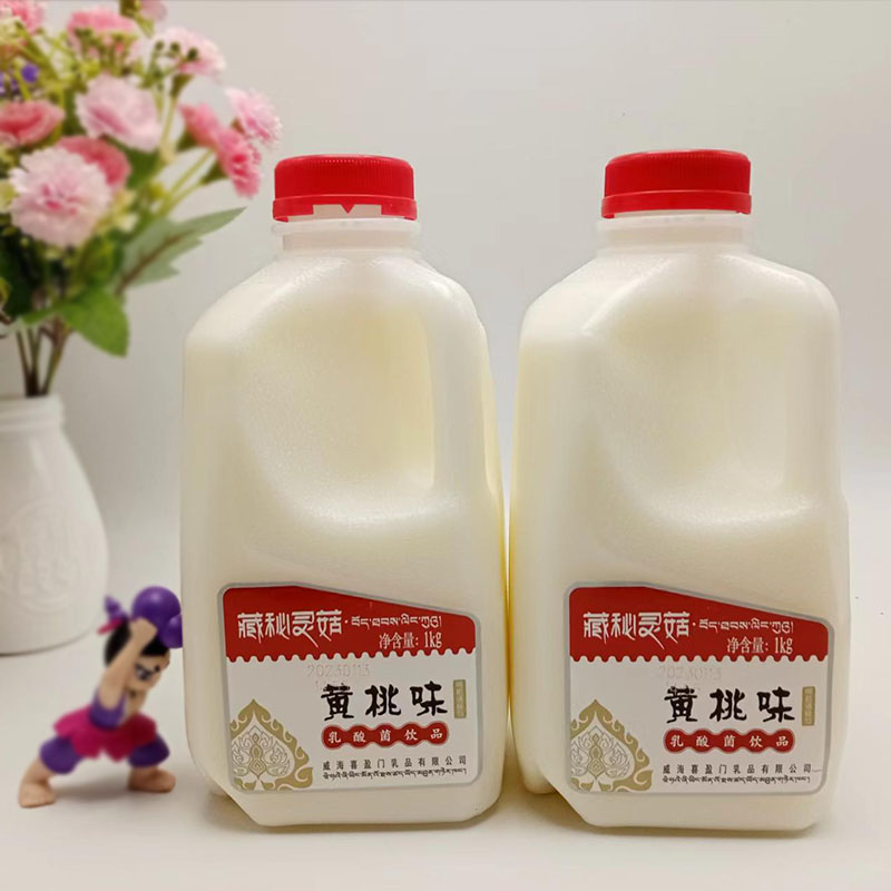 yanwee/养味 藏秘灵菇 草莓味 乳酸菌饮品发酵型酸奶 大桶1kg*