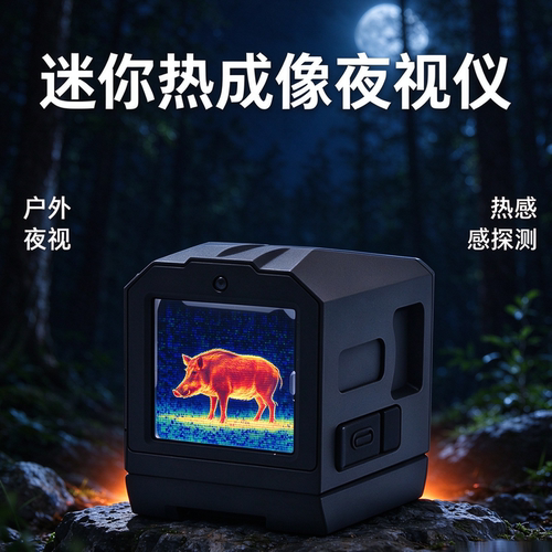 高清迷你红外热成像夜视仪触控
