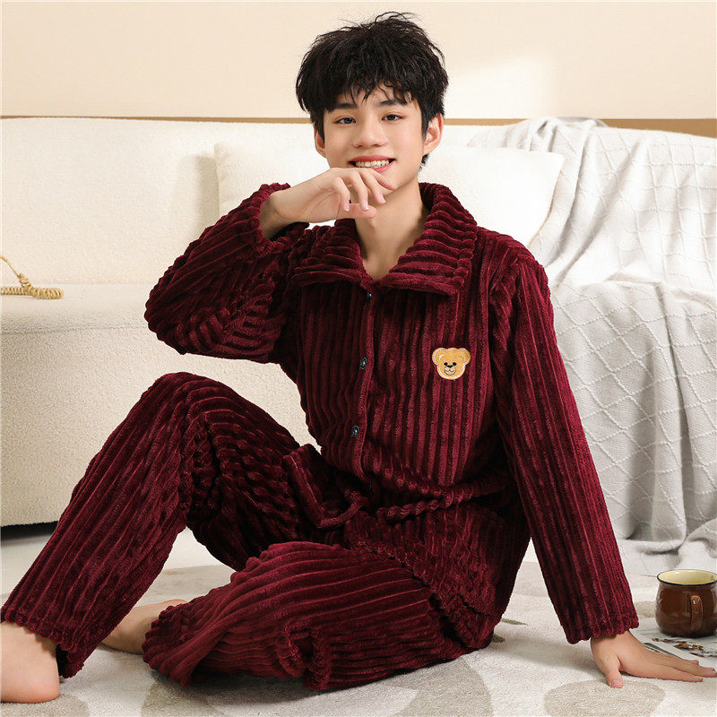 冬季青少年卡通男生款家居服