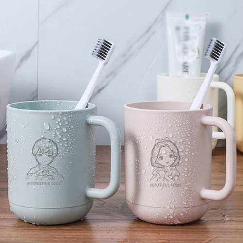 颜值情侣ins风刷牙杯可爱