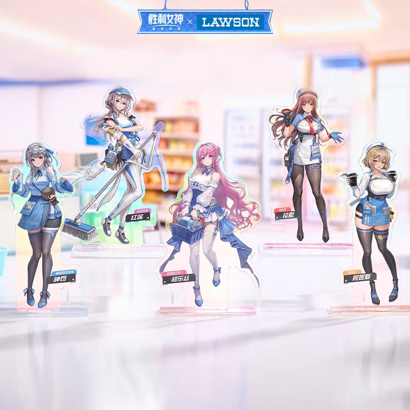 [正品代购]胜利女神罗森联动立牌桃乐丝神罚红莲阿妮斯全新未拆封