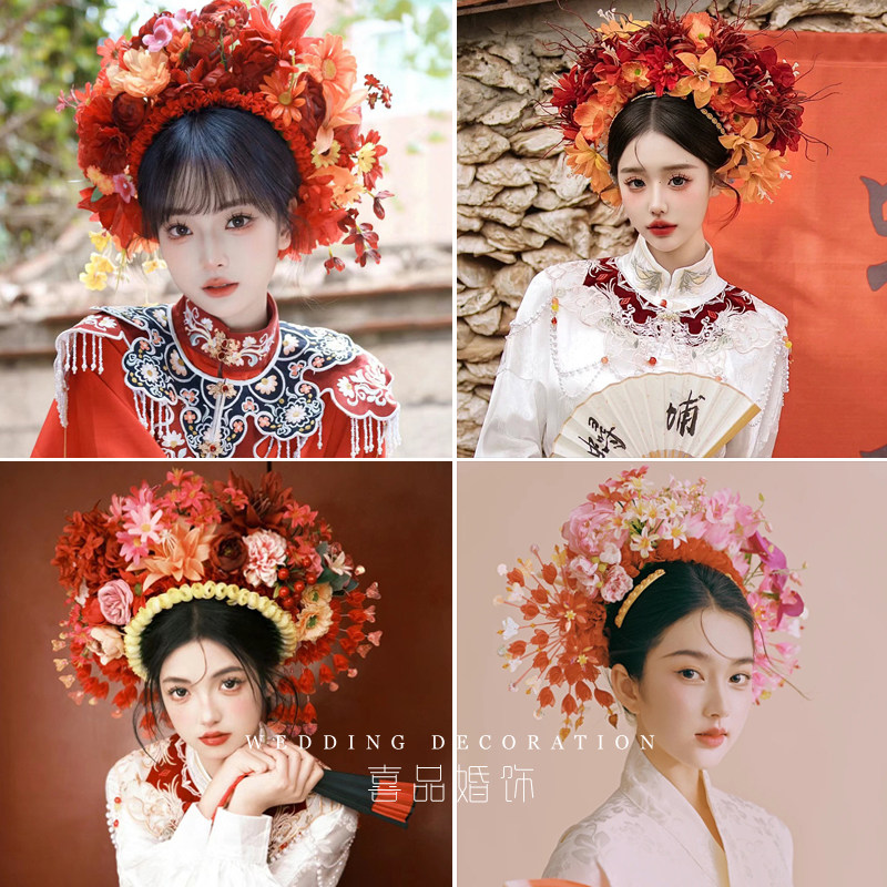 喜品新品泉州簪花发箍头饰赵丽颖同款民族风发饰汉服仿真花头饰品,饰品/流行首饰/时尚饰品新,发饰,淘宝优惠券,粉丝福利购,淘宝优惠卷