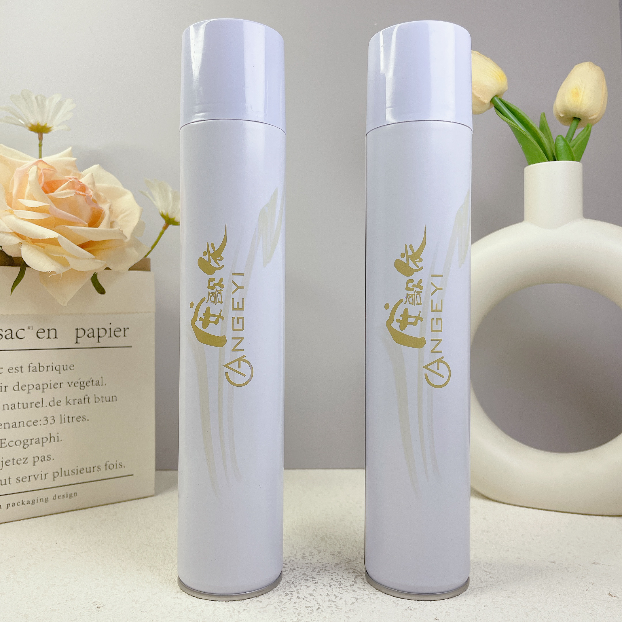 轻感香氛定型喷雾干发胶微分碎盖八字法式刘海强力定型自然蓬松