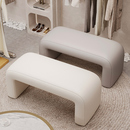 换鞋 凳轻奢高级感床尾凳长条凳子试衣间 凳家用门口入户试衣间穿鞋