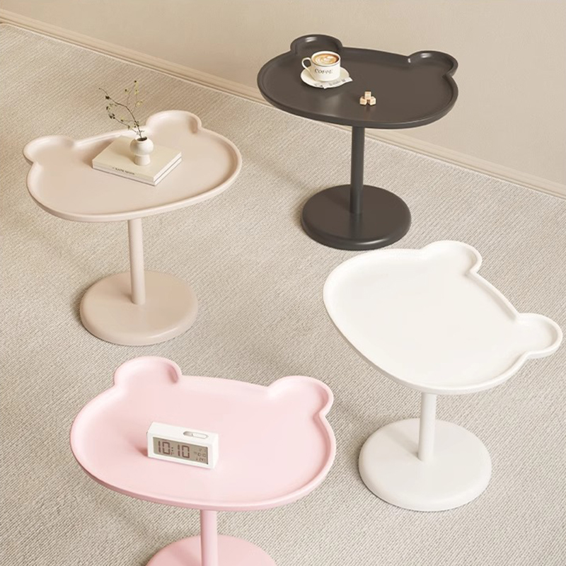 沙发边几创意小茶几家用迷你置物架可移动小桌子奶油风床头柜可爱
