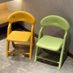 小凳子家用矮凳客厅塑料凳加厚靠背结实耐用折叠凳便携式浴室椅子