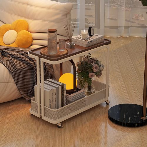 可移动小推车置物架零食收纳架