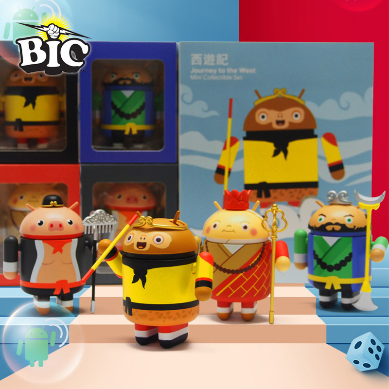 现货正品潮流玩具谷歌android安卓机器人西游记套装