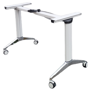 铝合金培训桌架阅览桌架会议台脚桌脚铝材架餐桌架经理桌架