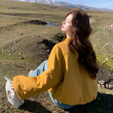 现货50绒南瓜色短款羽绒服286-5127-P275-K398，女装羽绒服，安雅