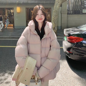 新款 现货 50绒连帽中长款羽绒服 286-5133-P300-K448图片