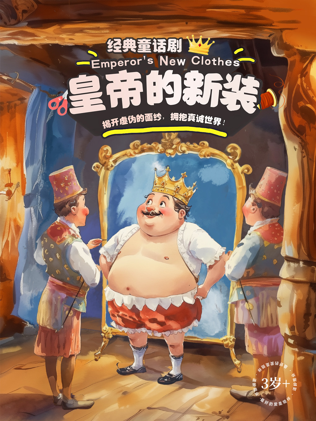 信阳经典亲子童话剧《皇帝的新装》