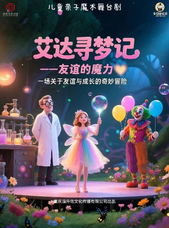 重庆亲子魔术舞台剧《艾达寻梦记-友谊的魔力》