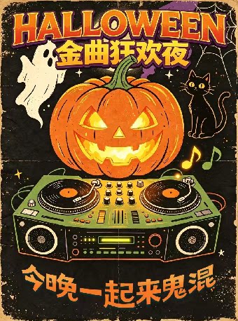 【贵阳】万圣复古金曲派对·万圣节特辑