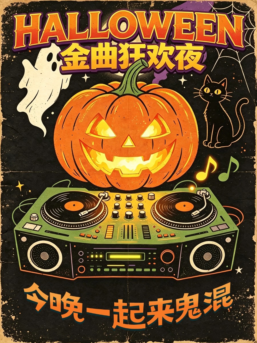 【西安】万圣复古金曲派对·万圣节特辑