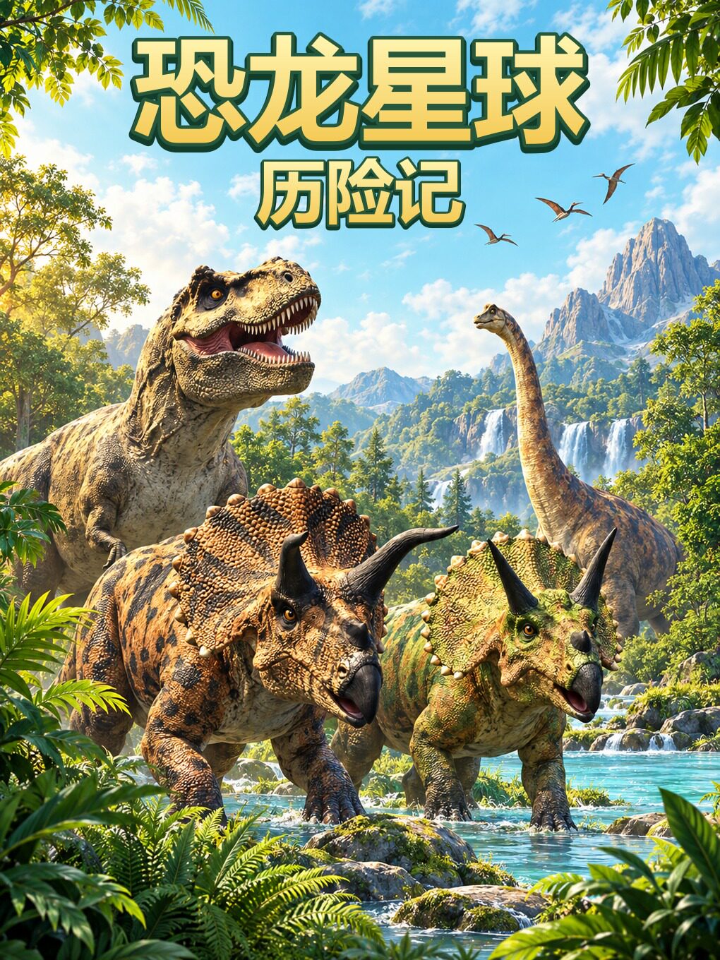 世界树之巅·VR沉浸式体验《恐龙星球历险记通票》