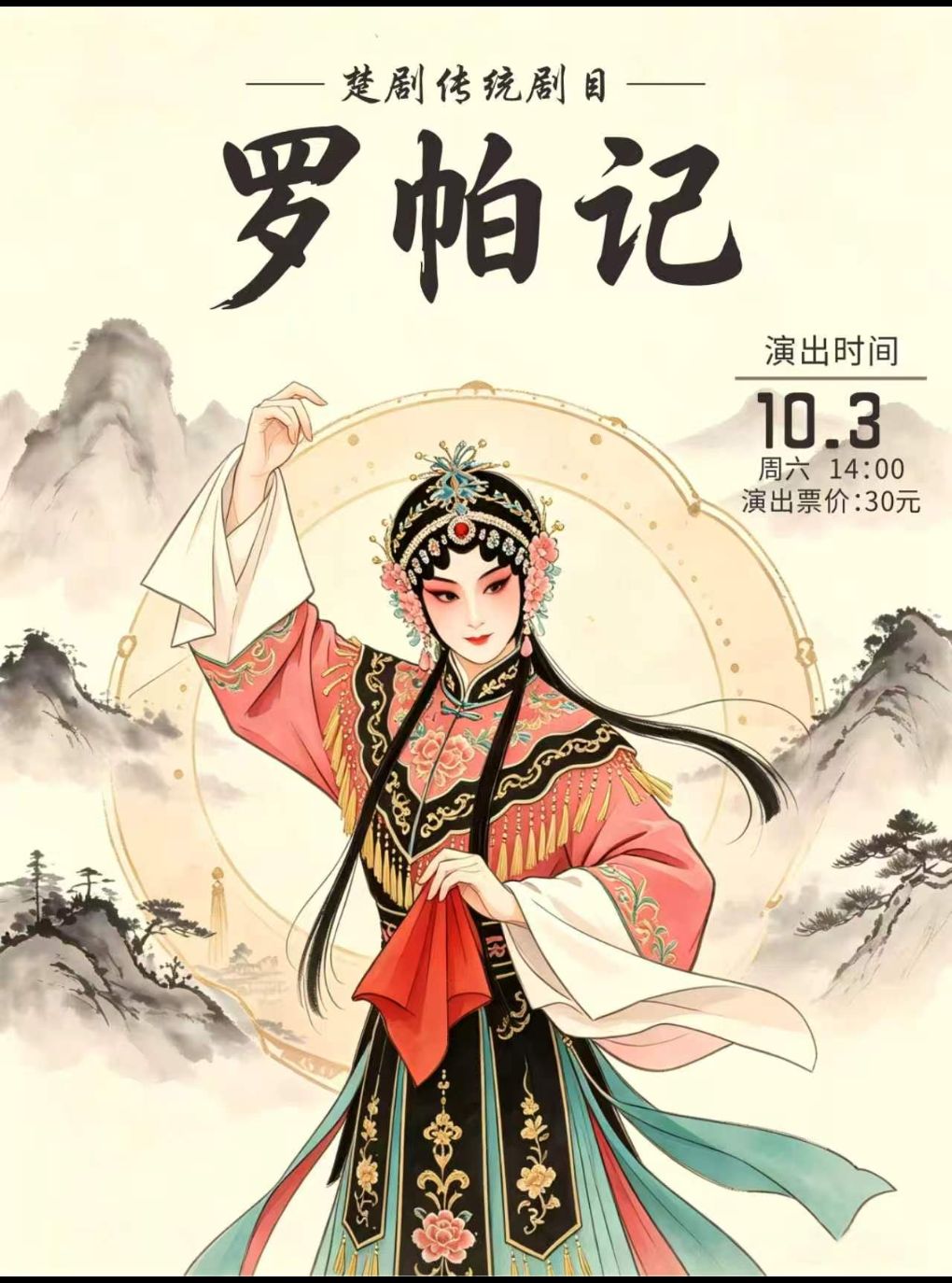 楚剧经典剧目《罗帕记》