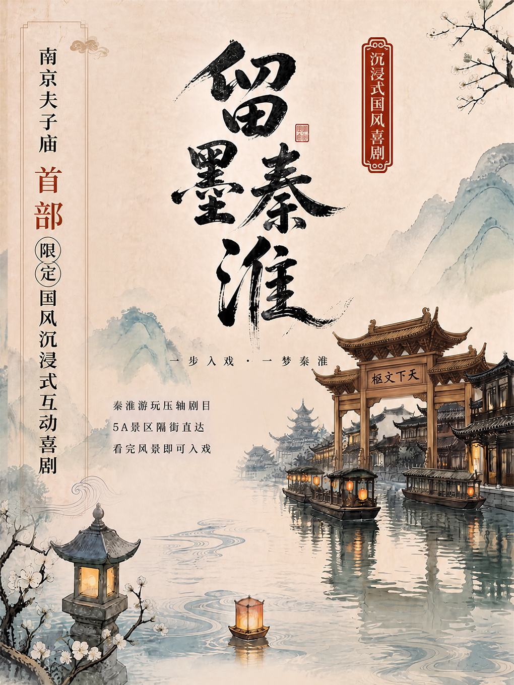 【南京】《留墨秦淮》沉浸式互动演出