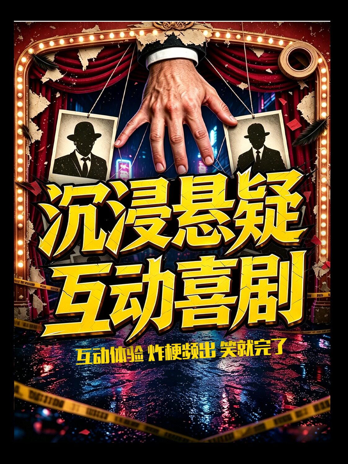 [国庆爆笑]「爆笑悬疑即兴喜剧」奇即喜剧｜即兴喜剧｜沉浸演绎体验