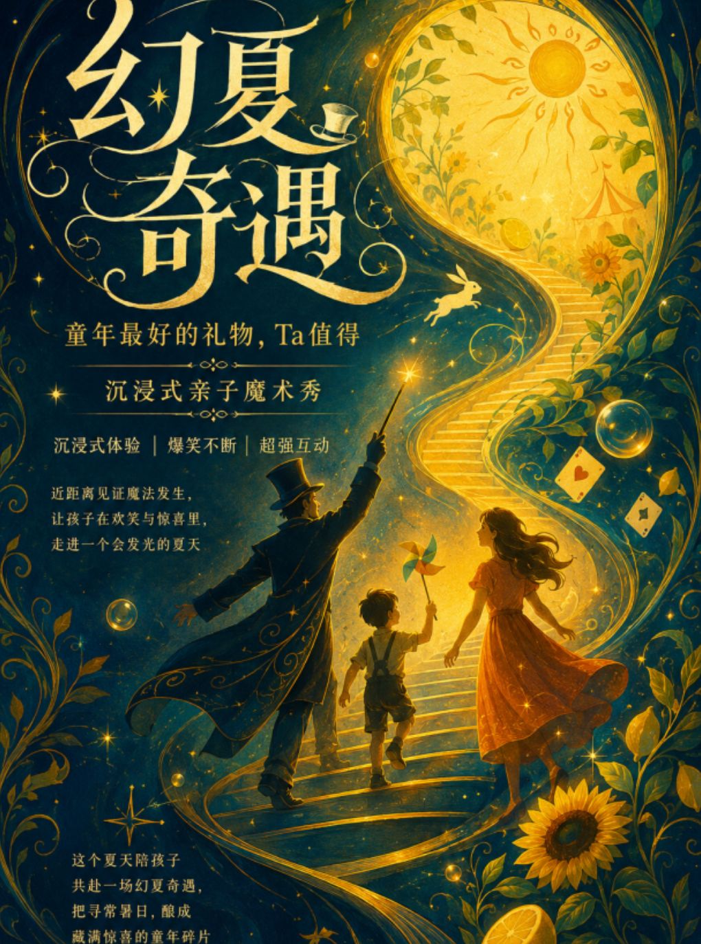 热门活动-【上海】「亲子魔术」沉浸互动丨爆笑喜剧魔术丨新天地必看亲子剧《幻夏奇遇》陪Ta走进童话丨亲子魔术秀