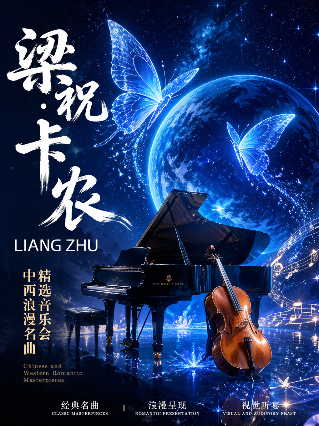 热门活动-【深圳】【早鸟特惠】浪漫七夕《梁祝&卡农》中外经典传世名曲音乐会深圳站