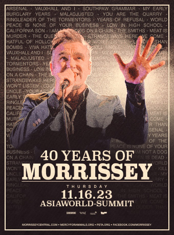 新界40 YEARS OF MORRISSEY IN HONG KONG