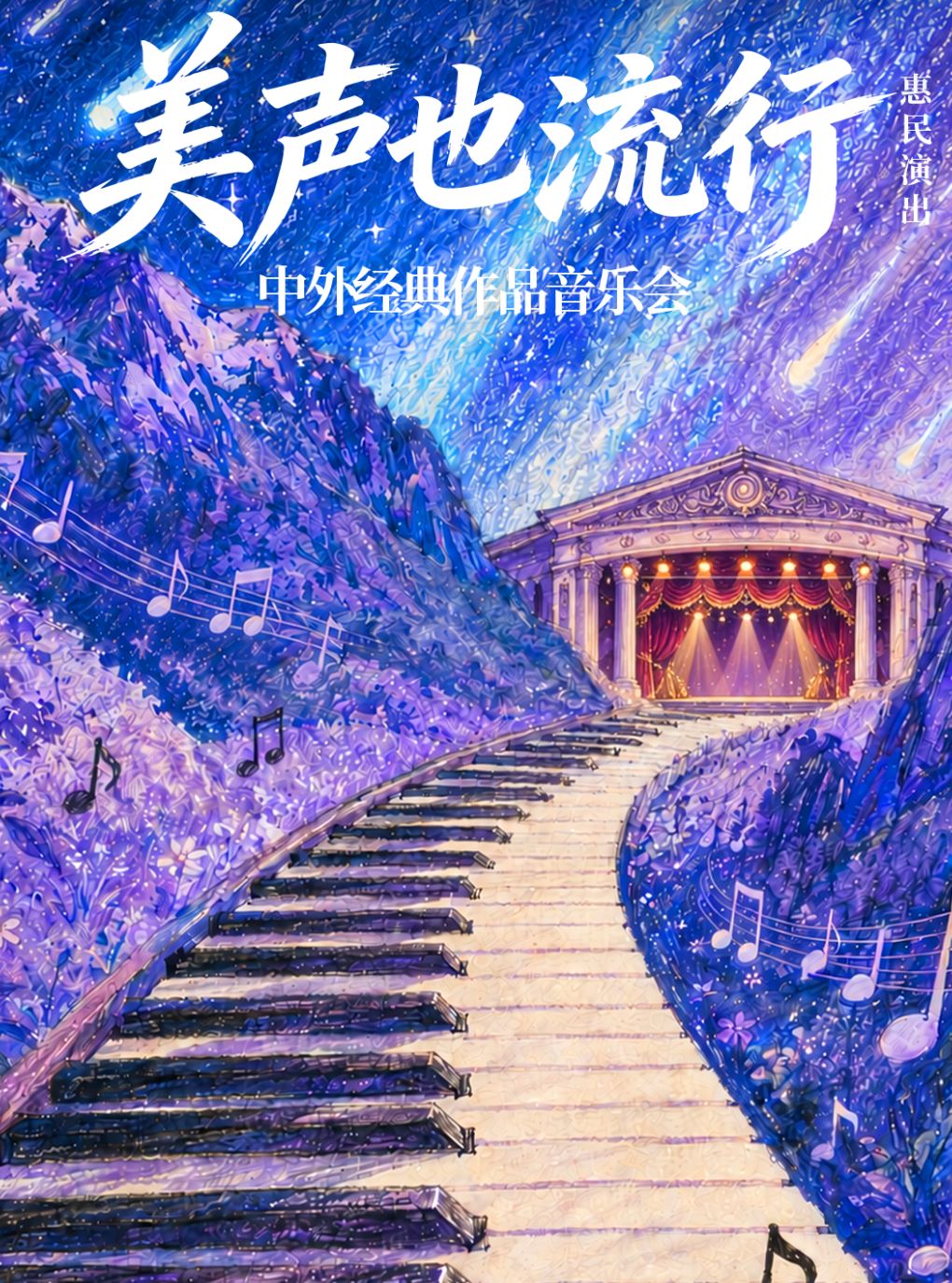 【石家庄】《美声也流行》中外经典作品音乐会