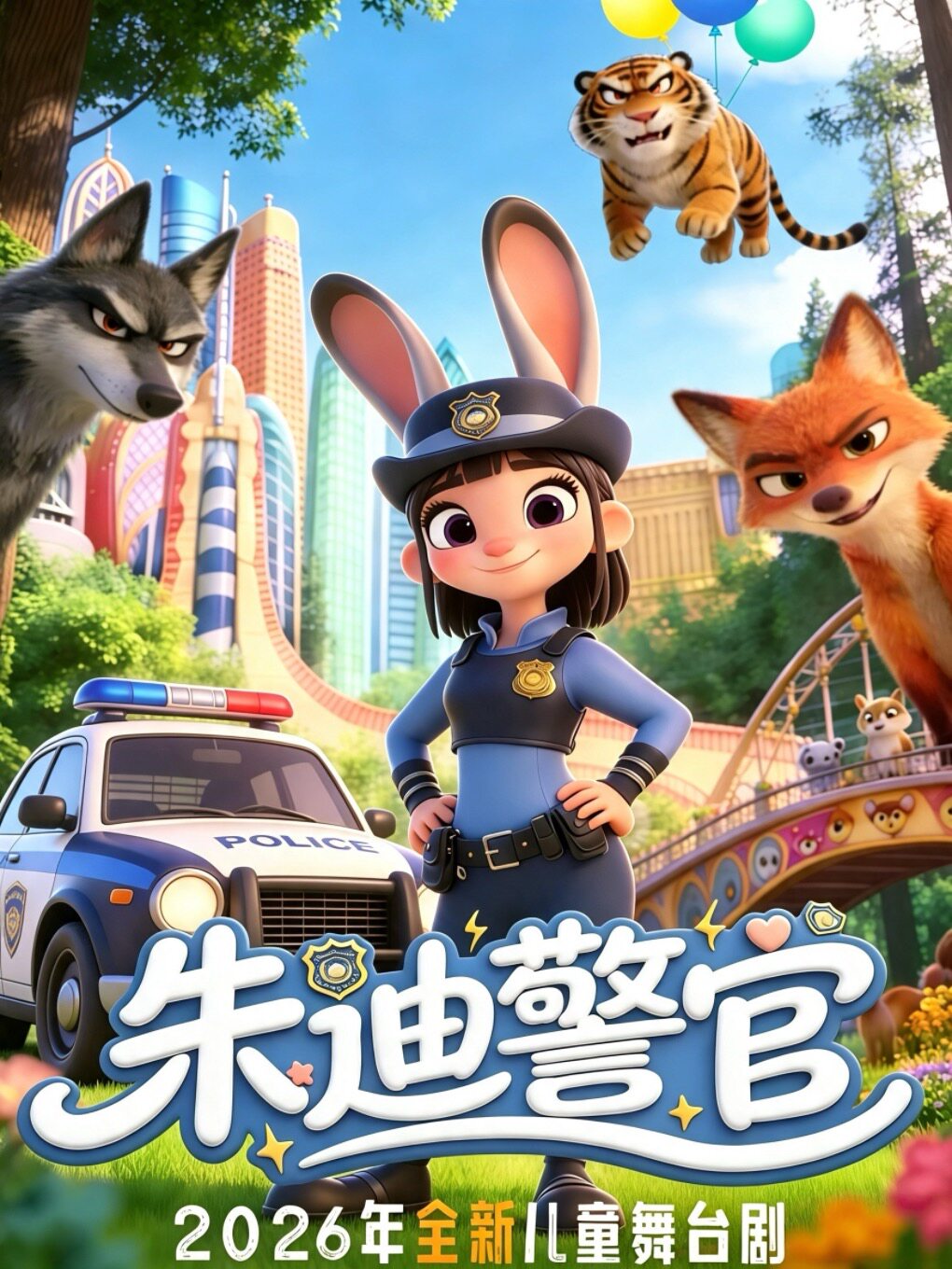亲子互动剧《朱迪警官》沉浸式魔法森林冒险