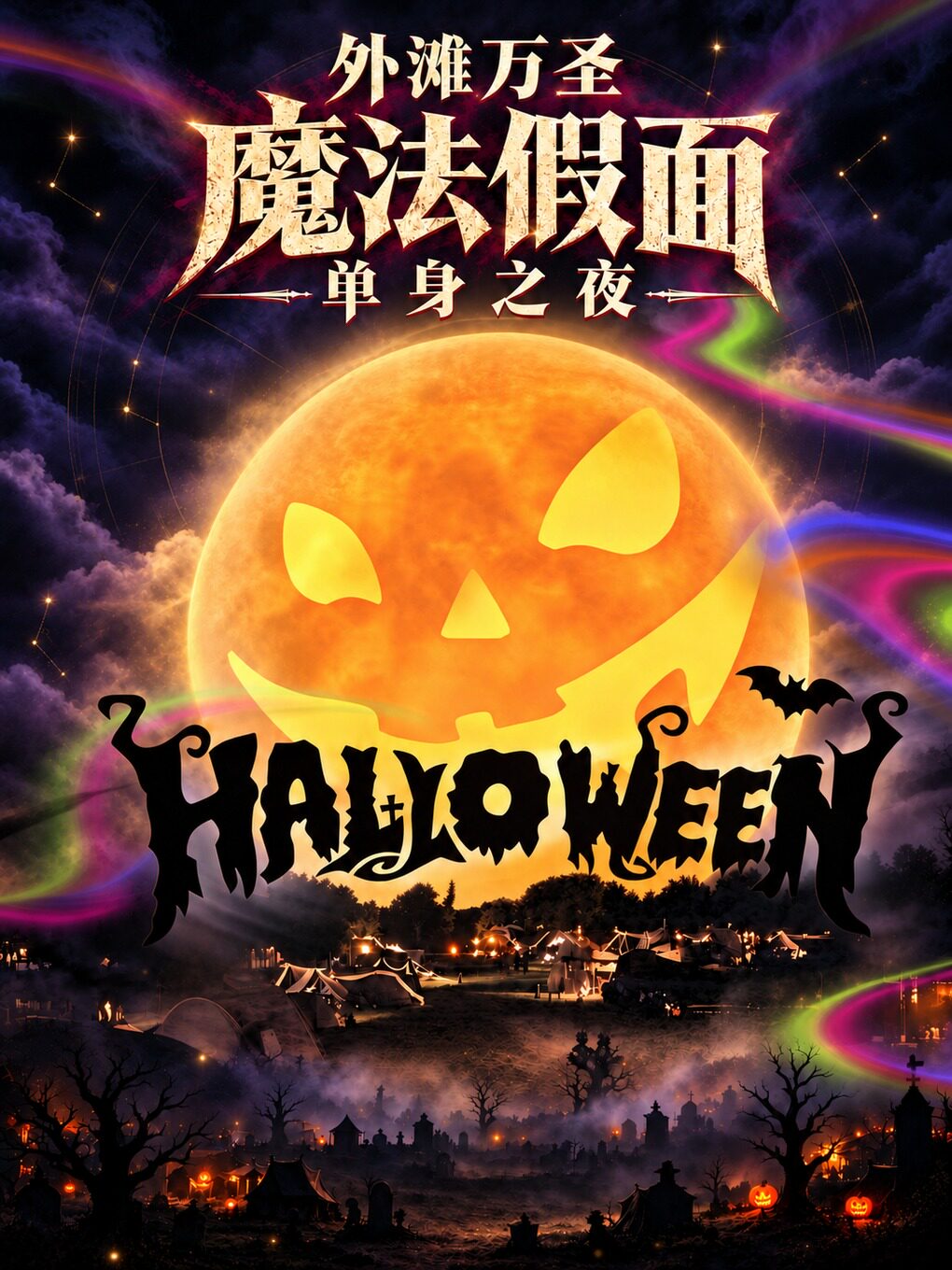 【上海】万圣节外滩｜《魔法狂欢派对》交友之夜｜魔法表演｜化妆假面｜互动交友｜破冰游戏｜不给糖就捣蛋！