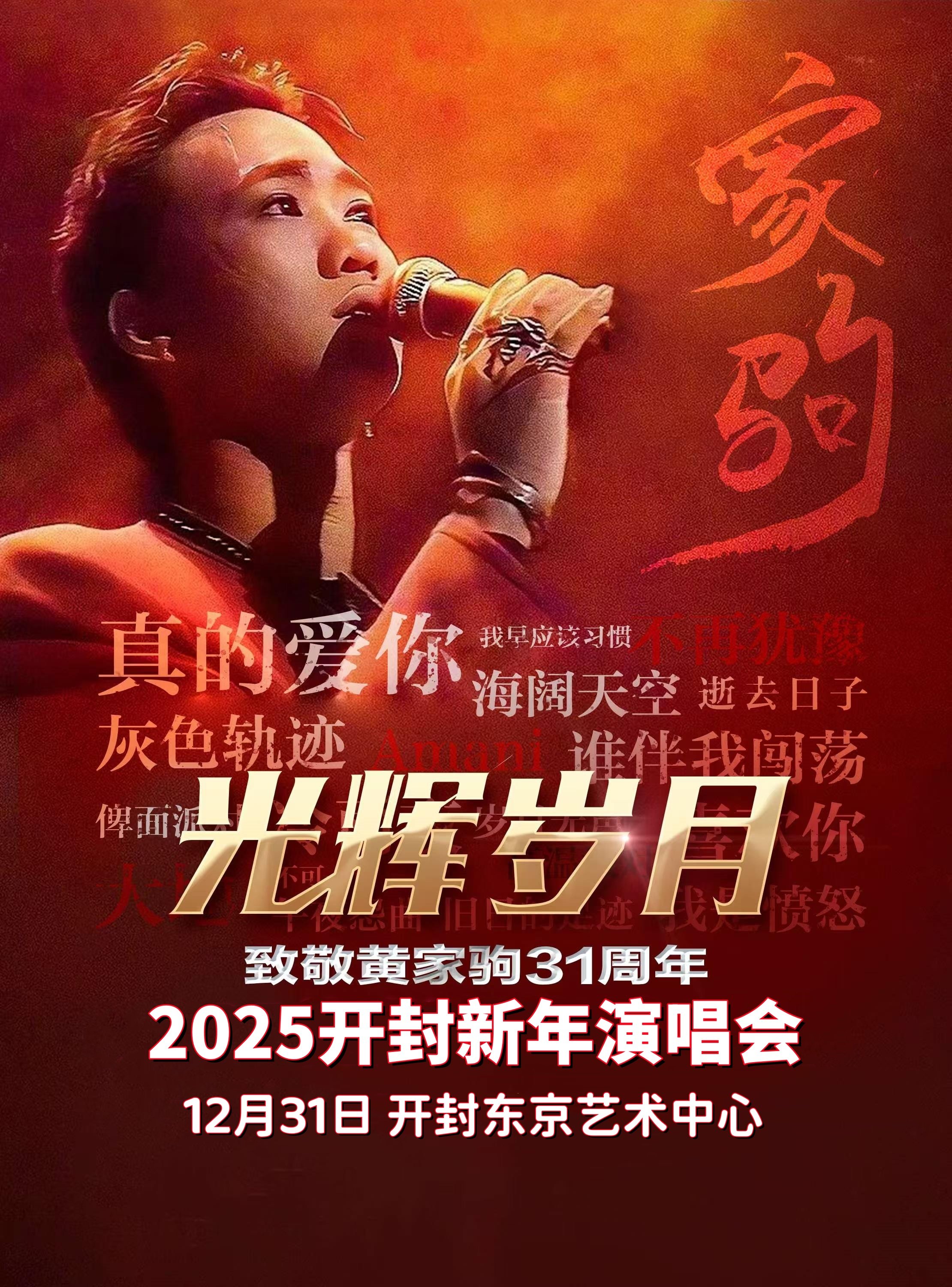《光辉岁月》致敬黄家驹2025开封新年演唱会