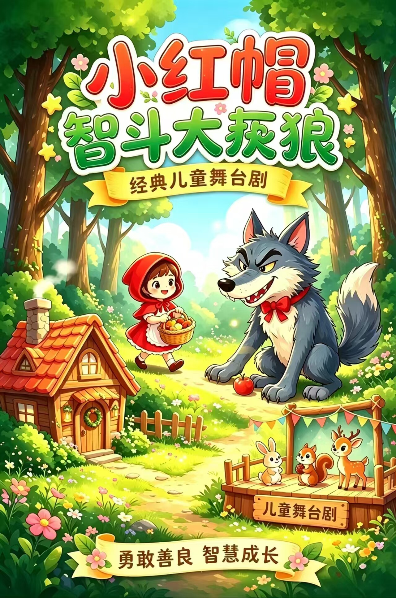 儿童剧《小红帽智斗大灰狼》—星空剧场（成华站）