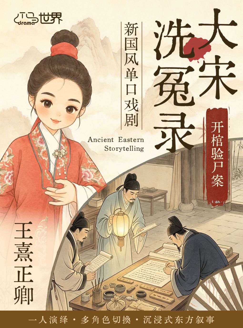 【上海】上海·沉浸式｜新国风《大宋洗冤录》开棺验尸·破解奇案｜互动单口喜剧