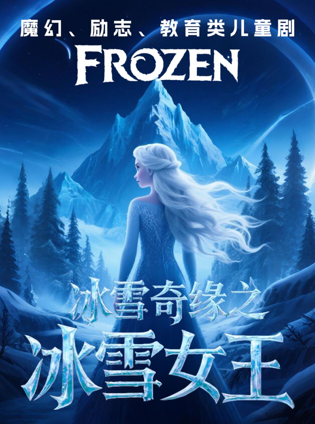 【深圳】【深圳福田站】大型奇幻儿童舞台剧《冰雪奇缘之冰雪女王》