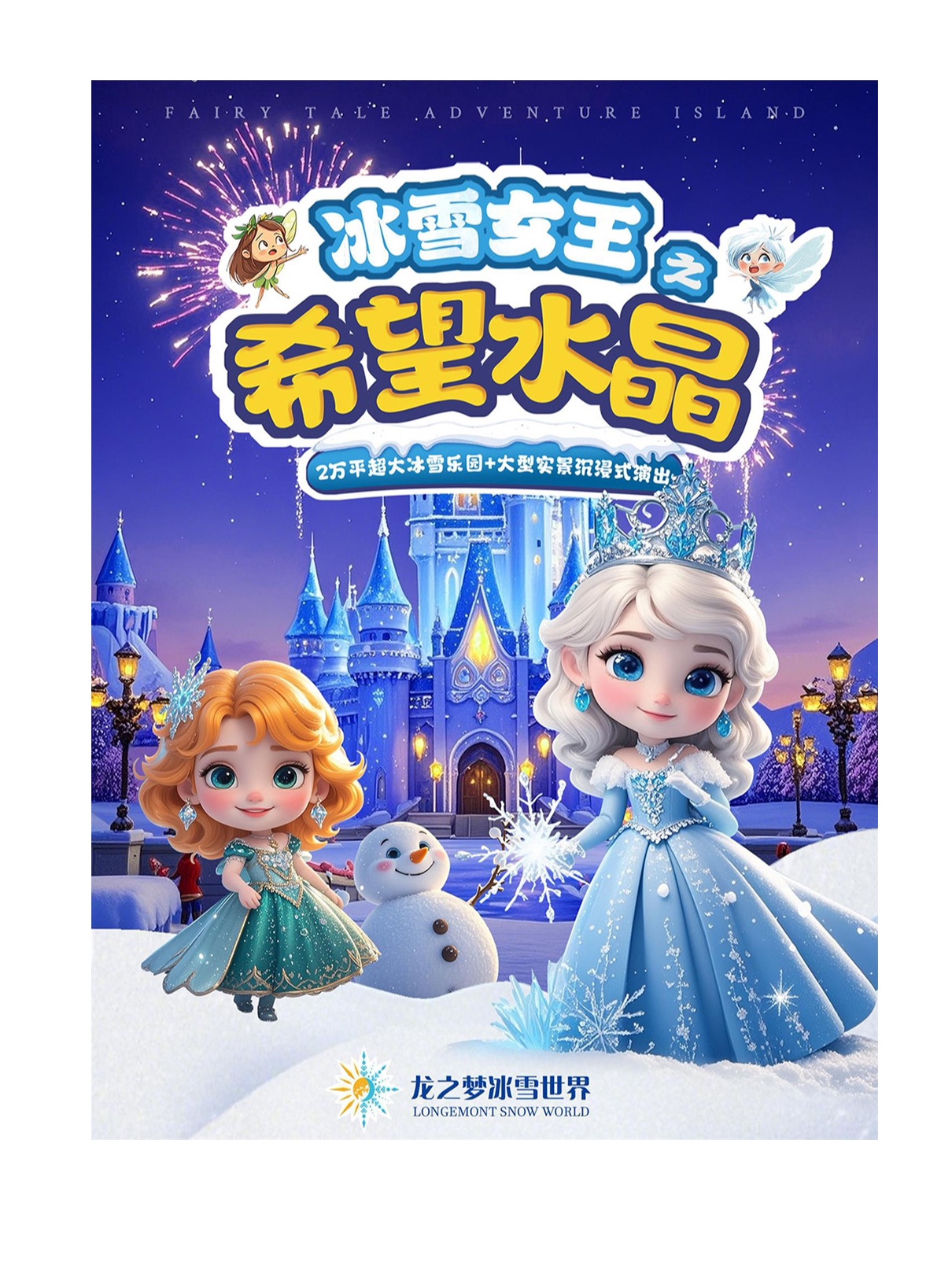 沈阳大型实景沉浸式演出《冰雪女王之希望水晶》