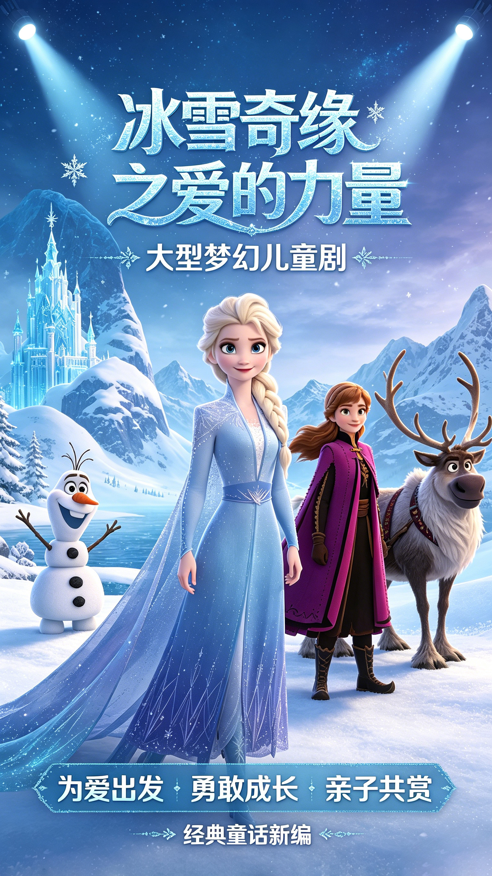【大同】《冰雪奇缘之爱的力量》儿童剧