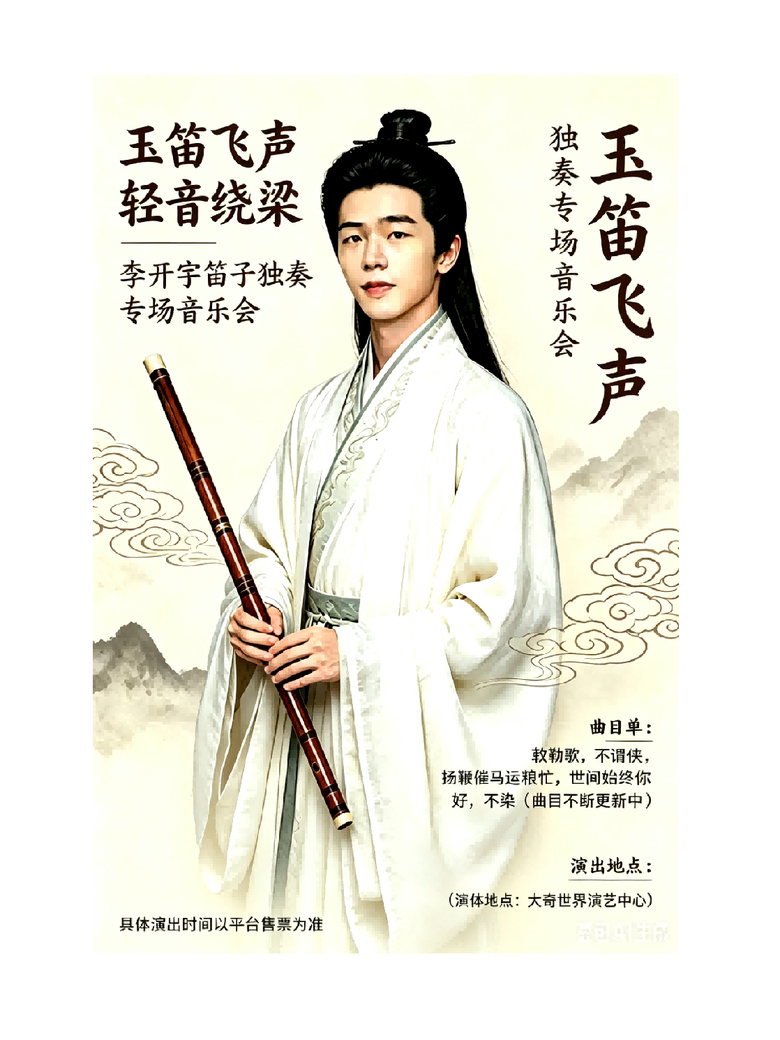 热门活动-【深圳】甘乐会 玉笛飞声 李开宇笛子专场音乐会