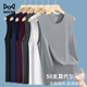 T恤跨栏运动健身汗衫 无袖 夏季 猫人50支莫代尔无痕宽肩背心男新款