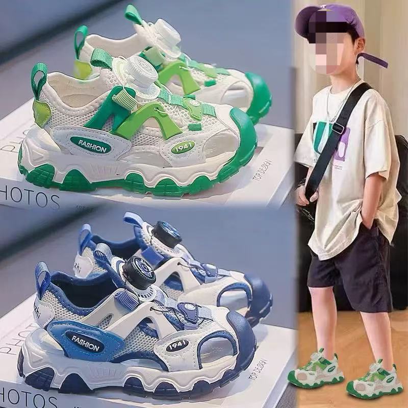 夏季男童包头时尚运动沙滩凉鞋